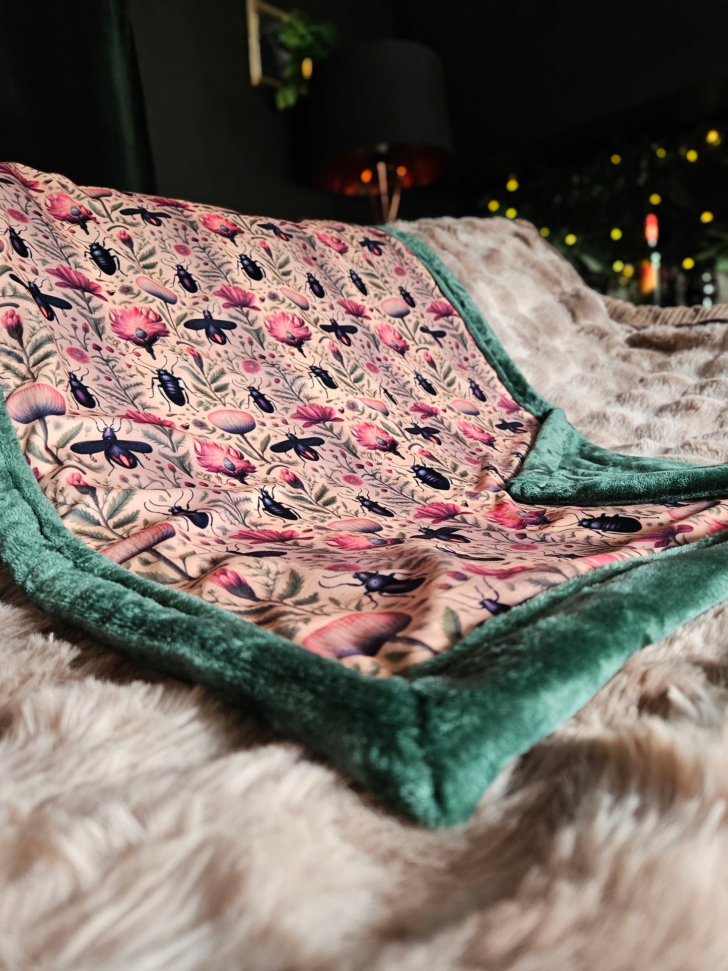 Luxury Dog Blanket - Bloomin' Beetles