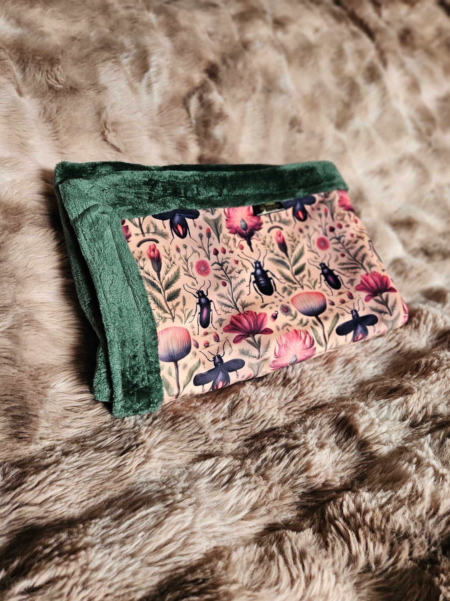 Luxury Dog Blanket - Bloomin' Beetles