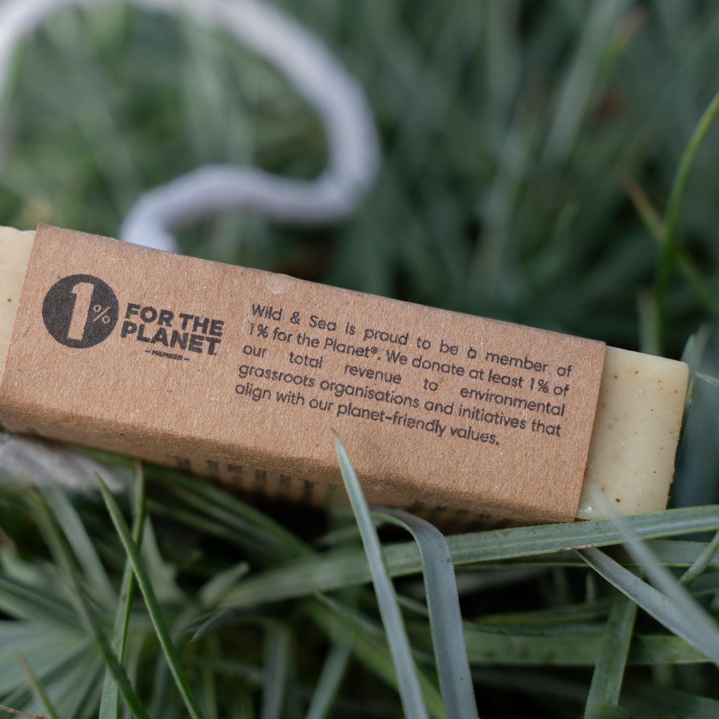 Eco friendly dog shampoo bar.