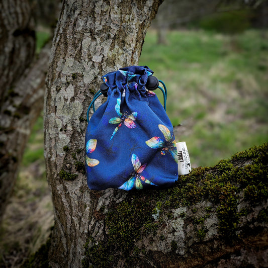 Handcrafted dog treat bag, perfect for walks.